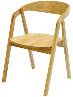 Židle celodřevěná BRIGITA XL dubová