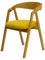 Židle čalouněná ADRIANA XL dubová