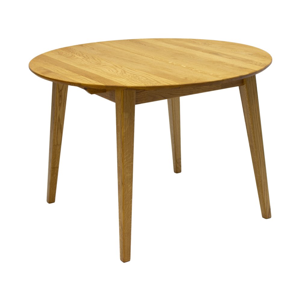 Jídelní stůl ADRIAN 110/160×110 rozkládací dubový