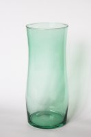 Designová skleněná váza zelená
